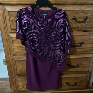Plum formal dress. Never worn.